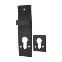 Escutcheon & Snib Set Black suits 59300 Quadlock 47.6mm in Black