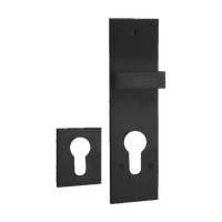 Escutcheon & Snib Set Black - 85mm myLock in Black