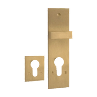 Escutcheon & Snib Set Satin Brass - 85mm myLock in Satin Brass