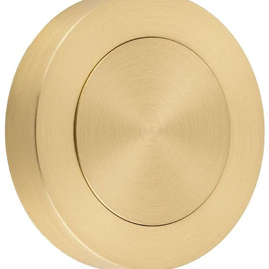 Blank Rose Round Brushed Gold PVD D52xP10mm in Brushed Gold PVD