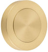 Blank Rose Round Brushed Gold PVD D52xP10mm in Brushed Gold PVD