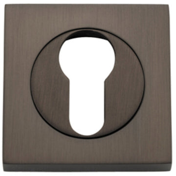 Escutcheon Euro Concealed Fix Square Pair Signature Brass H52xW52xP10mm in Signature Brass