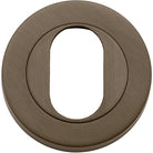 Escutcheon Oval Round Pair Signature Brass D52xP10mm in Signature Brass