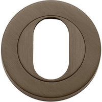 Escutcheon Oval Round Pair Signature Brass D52xP10mm in Signature Brass
