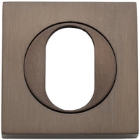 Escutcheon Oval Square Pair Signature Brass H52xW52xP10mm in Signature Brass