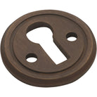 Cupboard Escutcheon Round Antique Brass D23mm in Antique Brass