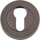 Escutcheon Euro Concealed Fix Round Pair Signature Brass D52xP10mm in Signature Brass