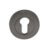 Euro Escutcheon (Pair) in Graphite Nickel