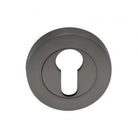 Euro Escutcheon (Pair) in Graphite Nickel