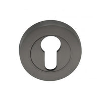Euro Escutcheon (Pair) in Graphite Nickel