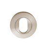 Round Oval Escutcheon (Pair) in Brushed Nickel
