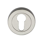Euro Escutcheon (Suits Cambridge) in Brushed Nickel