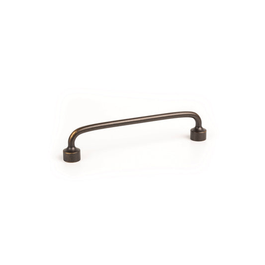 FLOID 128MM D HANDLE ANTIQUE BRASS in Antique Brass