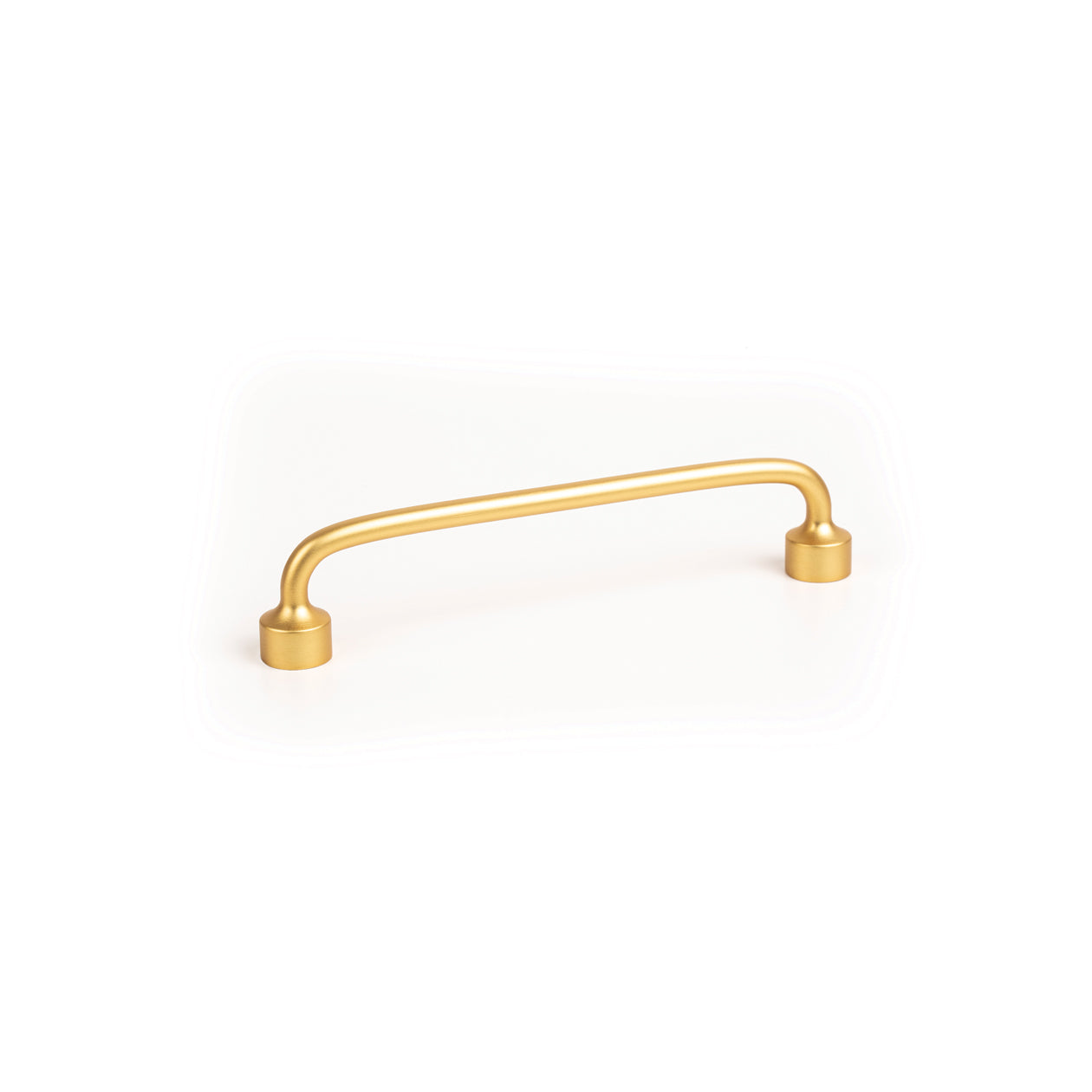 Momo FLOID cabinet pull handle in brushed bronze finish, sleek modern design with rounded edges for furniture or cabinetry.