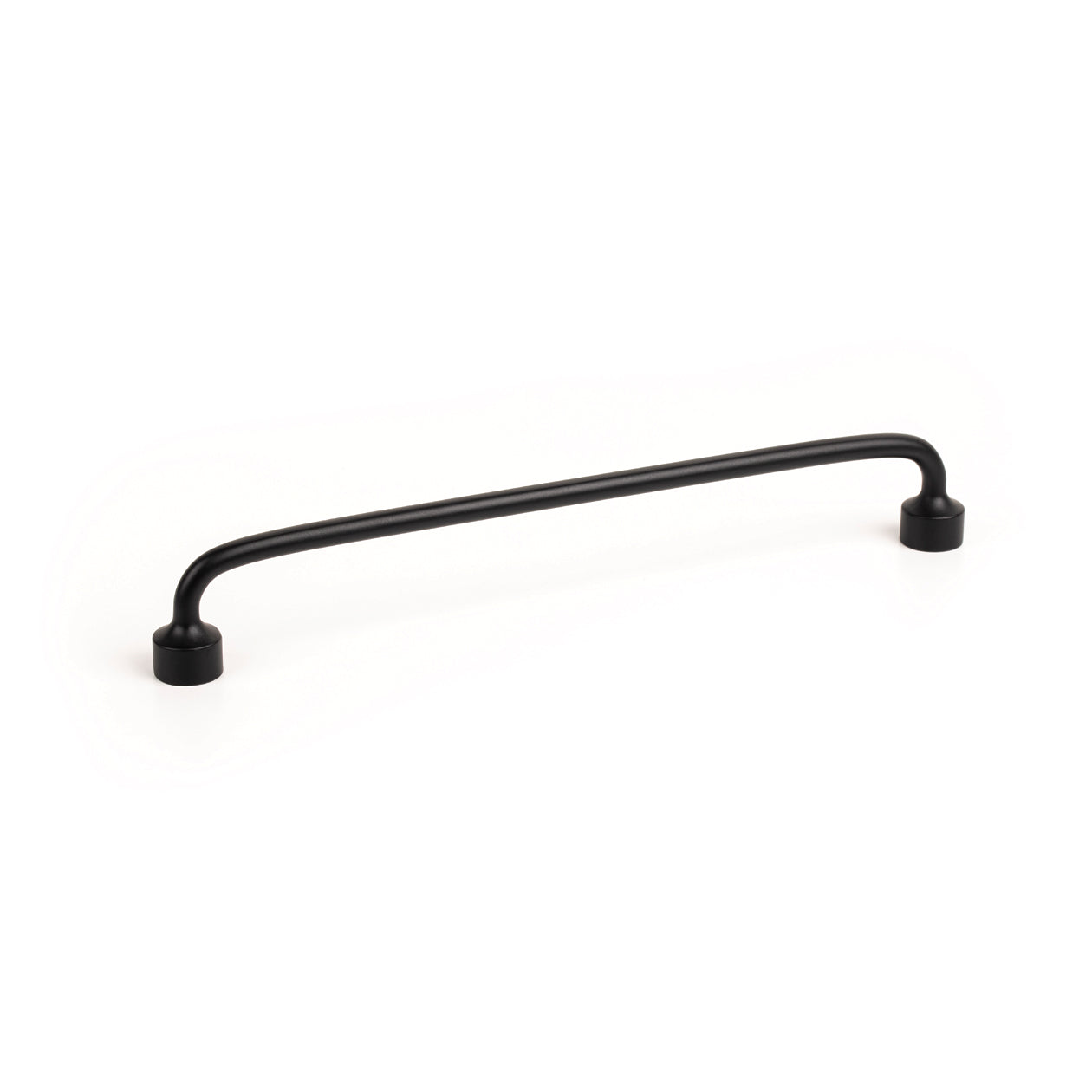 Momo FLOID cabinet pull handle in matte black finish, sleek modern design for kitchen or furniture cabinetry.