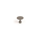 Momo FLOID cabinet knob in polished white finish, close-up view showing sleek modern design and smooth rounded shape.