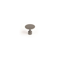 Momo FLOID cabinet knob in polished white finish, close-up view showing sleek modern design and smooth rounded shape.