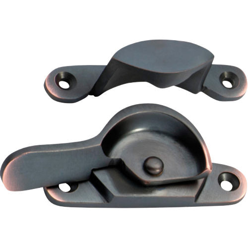 Sash Fastener Narrow Antique Copper L69xW17mm in Antique Copper