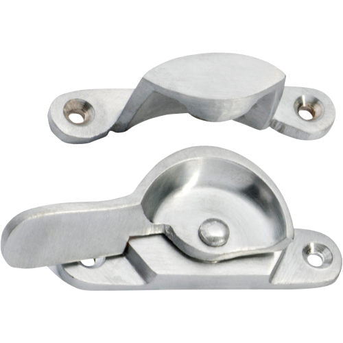 Sash Fastener Narrow Satin Chrome L69xW17mm in Satin Chrome