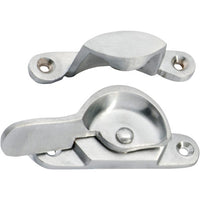 Sash Fastener Narrow Satin Chrome L69xW17mm in Satin Chrome