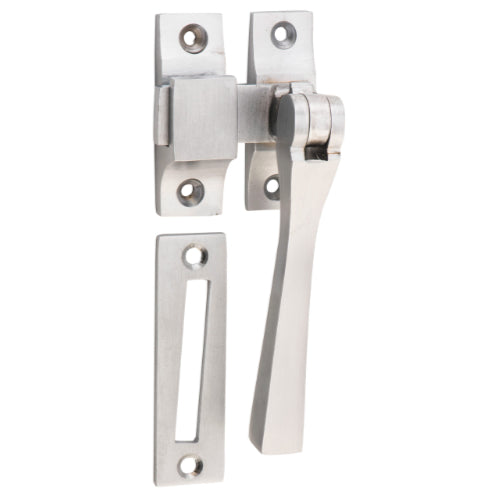 Casement Fastener Square Satin Chrome W35xP30 in Satin Chrome