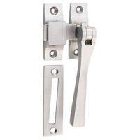 Casement Fastener Square Satin Chrome W35xP30 in Satin Chrome