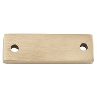 Casement Fastener Spacer Square Polished Brass H51xW16xT6mm CTC 39mm (+/-1mm) in Polished Brass