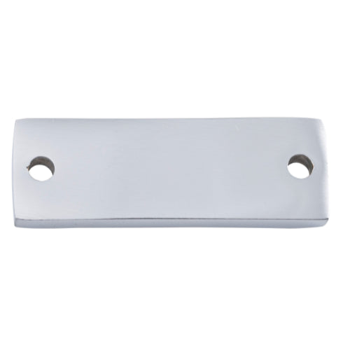 Casement Fastener Spacer Square Chrome Plated H51xW16xT6mm CTC 39mm (+/-1mm) in Chrome Plated
