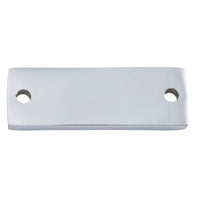 Casement Fastener Spacer Square Chrome Plated H51xW16xT6mm CTC 39mm (+/-1mm) in Chrome Plated