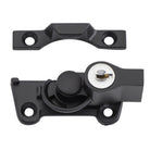 Sash Fastener Locking Wide Base Zinc Alloy Matt Black L64xW38xH30mm in Matt Black