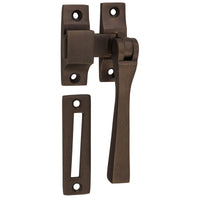 Casement Fastener Square Antique Brass W35xP30 in Antique Brass