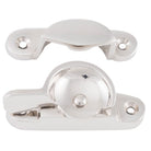 Sash Fastener Narrow Polished Nickel L69xW17mm in Polished Nickel