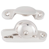 Sash Fastener Narrow Polished Nickel L69xW17mm in Polished Nickel