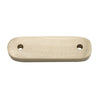 Casement Fastener Spacer Teardrop Satin Brass H55xW16xT6mm CTC 39mm (+/-1mm) in Satin Brass