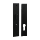Escutcheon & Snib Set Black 155x30mm myLock in Black