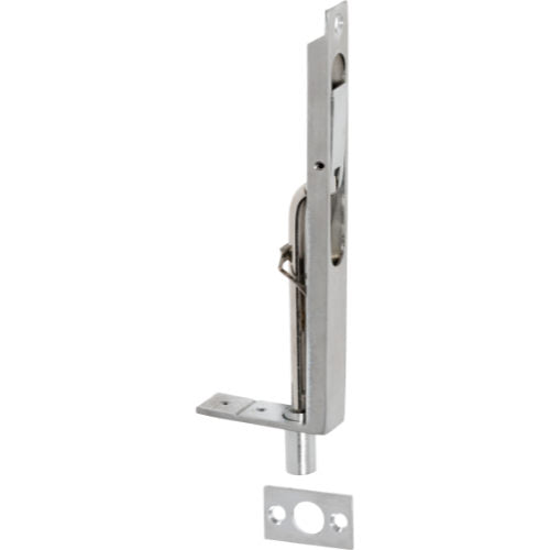 Flush Bolt Satin Chrome H150xW19mm in Satin Chrome