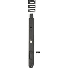 Flush Bolt Locking Matt Black H300xW29mm in Matt Black