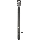 Flush Bolt Locking Matt Black H400xW29mm in Matt Black
