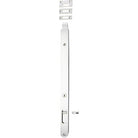 Flush Bolt Locking Polished Chrome H400xW29mm in Polished Chrome