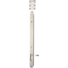 Flush Bolt Locking Satin Nickel H400xW29mm in Satin Nickel