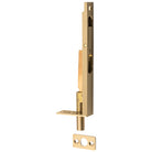 Flush Bolt Satin Brass H150xW19mm in Satin Brass