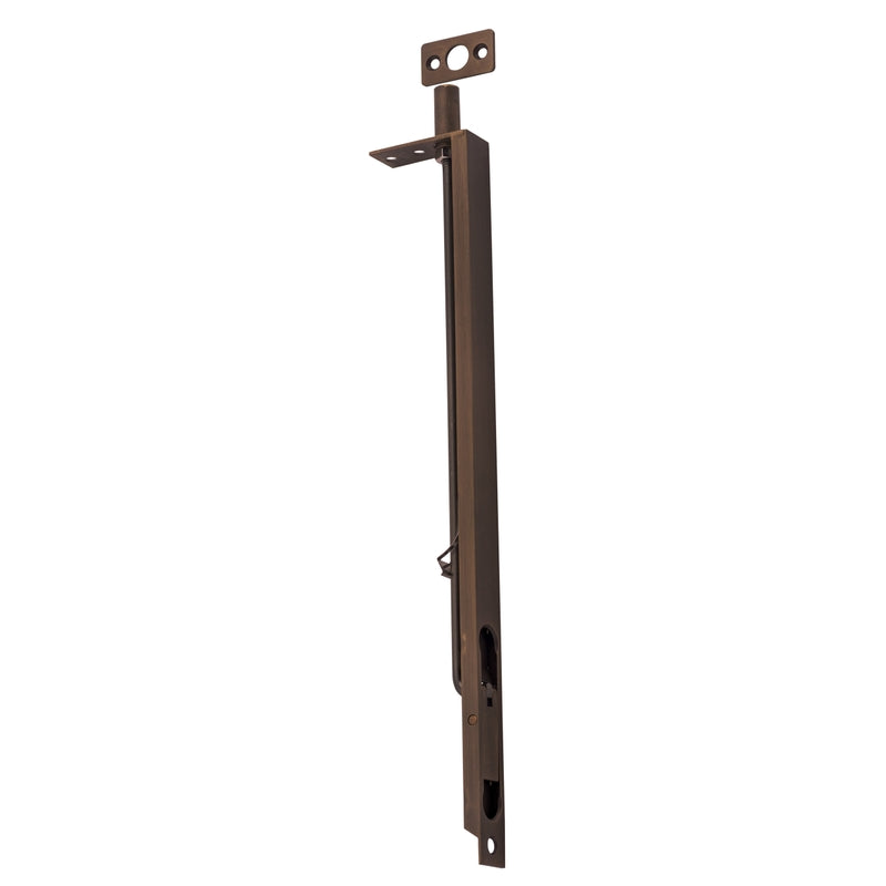 Flush Bolt Antique Brass H300xW19mm in Antique Brass