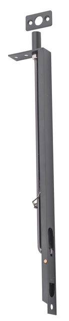 Flush Bolt Matt Black H300xW19mm in Matt Black