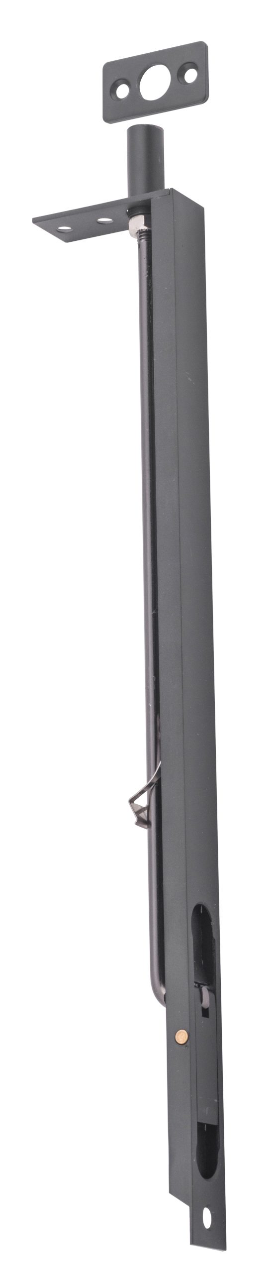 Flush Bolt Matt Black H300xW19mm in Matt Black