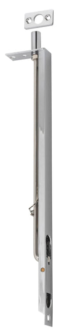Flush Bolt Chrome Plated H300xW19mm in Chrome Plated