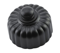 Fan Controller Fluted Matt Black D55xP40mm in Matt Black