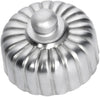 Fan Controller Fluted Satin Chrome D55xP40mm in Satin Chrome