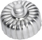 Fan Controller Fluted Satin Chrome D55xP40mm in Satin Chrome
