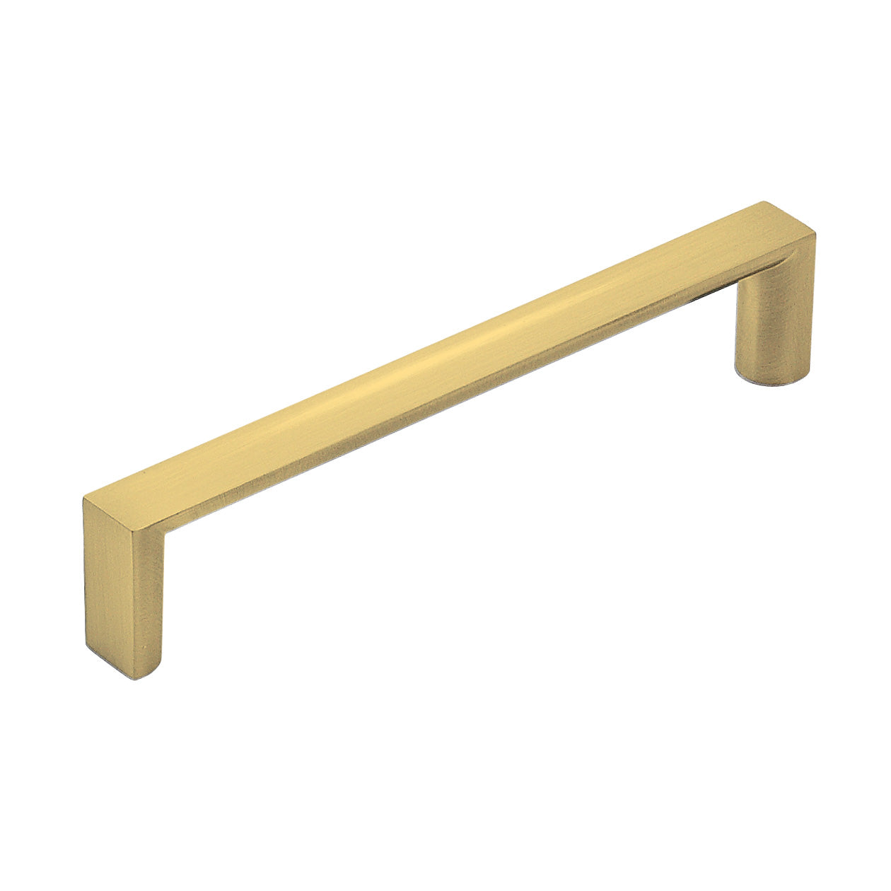 Momo DALLAS D cabinet pull handle in brushed metal finish, featuring sleek, modern design for kitchen or furniture drawers.
