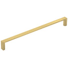 Momo DALLAS D Cabinet Pull Handle in black matte finish, showing sleek modern design with two mounting holes.